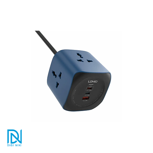 چند راهی برق 6 کاره الدینیو Ldnio Power Socket Cube SE3338