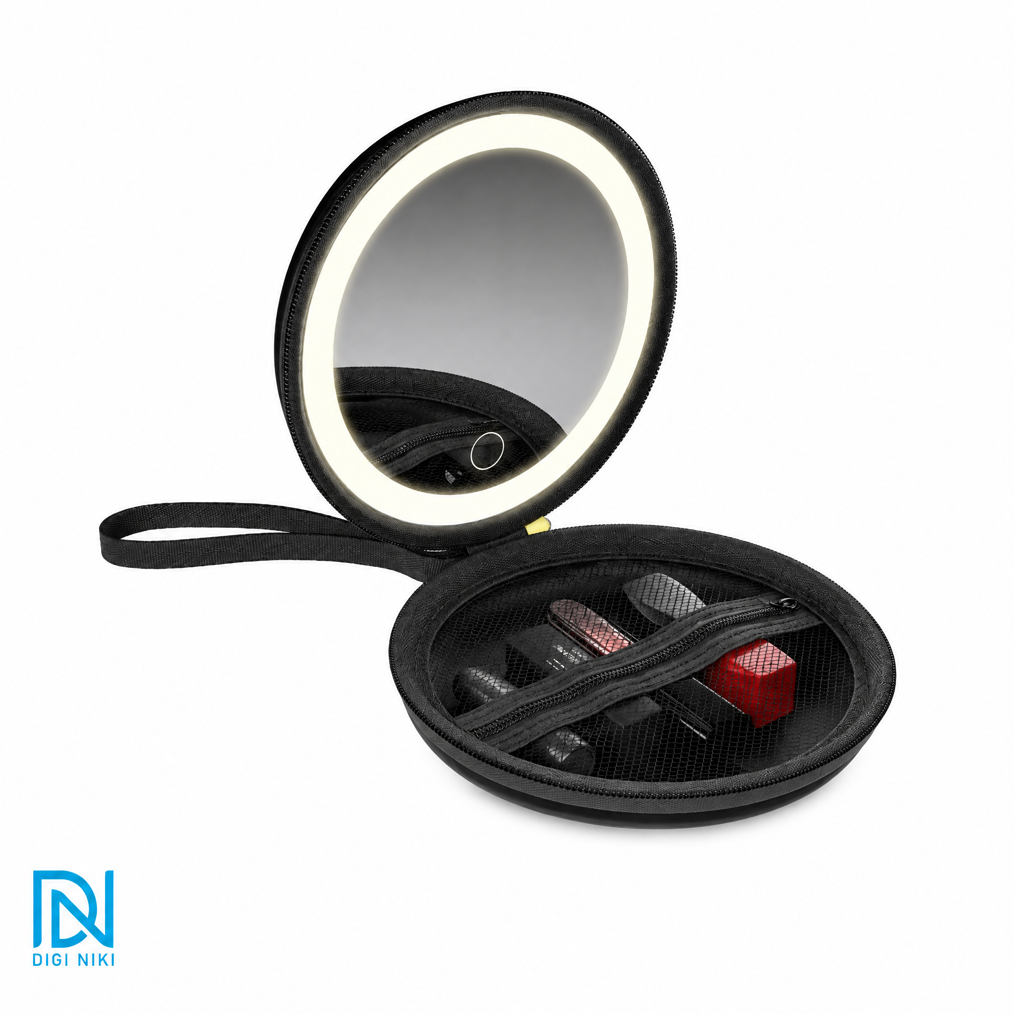 کیف آرایشی آینه دار مینی گرین لاین مدل Mini LED Pouch