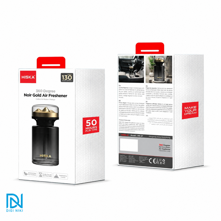 خوشبوکننده هوا هیسکا مدل HR-27 رایحه Cologne حجم 130 میلی لیتر