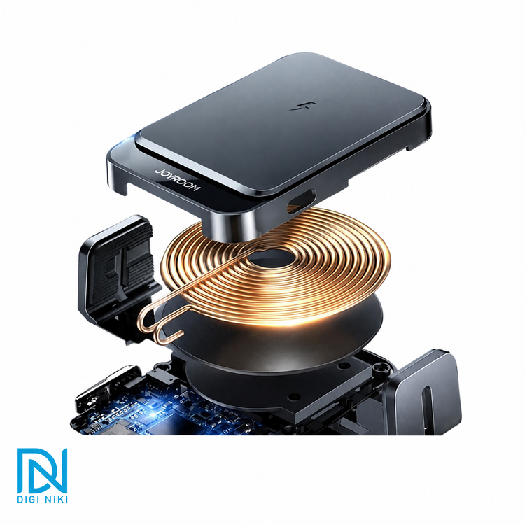 پایه نگهدارنده و شارژر وایرلس داخل خودرو جویروم مدل JR-ZS219