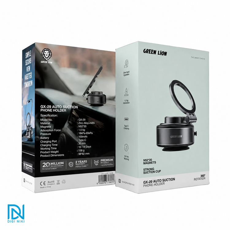 هولدر مگنتی وکیومی خودرو گرین لاین مدل GX-29